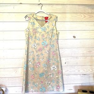 Oscar de la renta classic floral dress